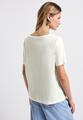T-Shirt mit Frontprint Weiß 42