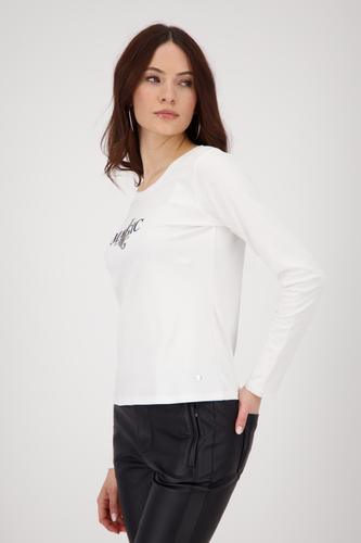 Langarmshirt mit Leopardenmuster 36 - Off-white