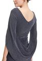 Cocktailkleid 40 Figurnah - Dunkelblau/grau