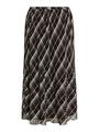 VIDALIANA KIKA HW MIDI PLISSE SKIRT/BFS 38 - Black Beauty