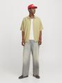JORMARSHALL ISLINGTON AOP SHIRT SS SN L Weit geschnitten - Cedar