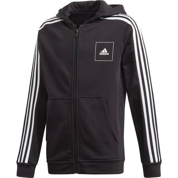 ADIDAS Kinder Kapuzensweat A AAC 140 in Schwarz