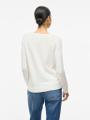 VIRIL O-NECK L/S KNIT TOP - NOOS Weiß XS