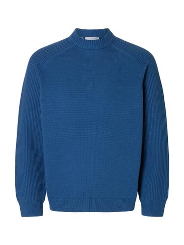 SLHDERECK LS KNIT RELAXED RIB MOCK NECK XL Locker geschnitten - Set Sail