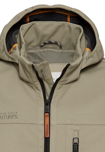 Softshell Jacke aus recyceltem Polyester Grün 52