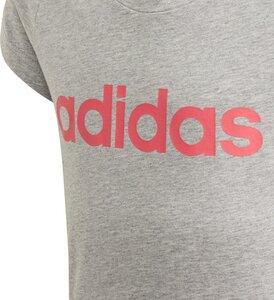 ADIDAS Kinder T-Shirt Essentials Linear 116 in Grau