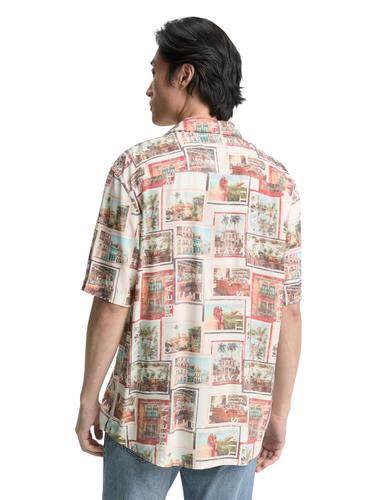 Regular Fit Kurzarmhemd im Hawaii-Look XXL Regular Fit - Multi Color Photo Design