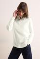 Bluse in Unifarbe L - Vanilla White