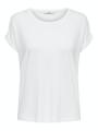 ONLMOSTER S/S O-NECK TOP NOOS JRS L Normal geschnitten - White