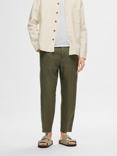 SLH180 RELAXED CROPPED MAGNUS SUN PANT S Locker geschnitten - Forest Night