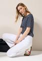 Gestreiftes T-Shirt L - Universal Blue