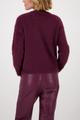 Weicher Langarm-Pullover 42 - Bordeaux