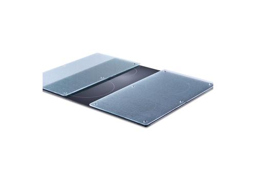Schneide-/Abdeckplatte Glas 2er Set