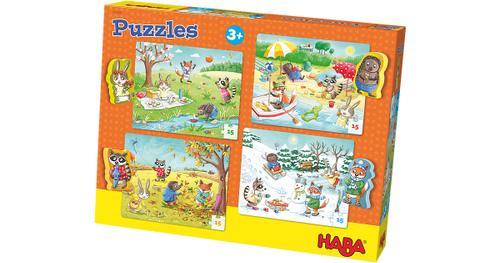 Haba Puzzle »Jahreszeiten«, 60 Puzzleteile