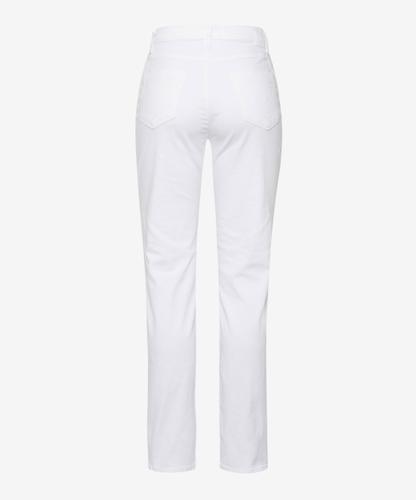 Style Mary 42 Damenjeans, Five-Pocket-Jeans, Einschubtaschen vorn, Aufgesetzte Gesäßtaschen, Zusätzliche Coinpocket, Hochwertiger Reißverschluss, Regular Fit, Gerader Beinverlauf, Normale Leibhöhe, Normale Fußweite - White