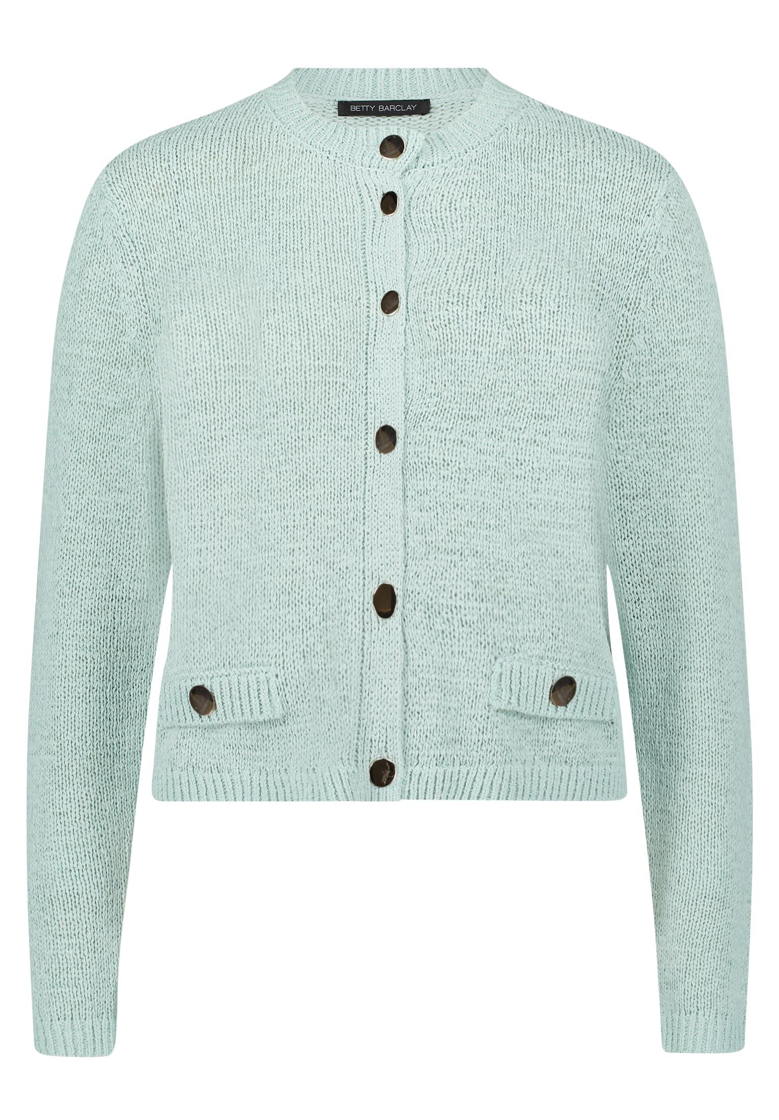 Strick-Cardigan 38 Gerade - Gray Mist