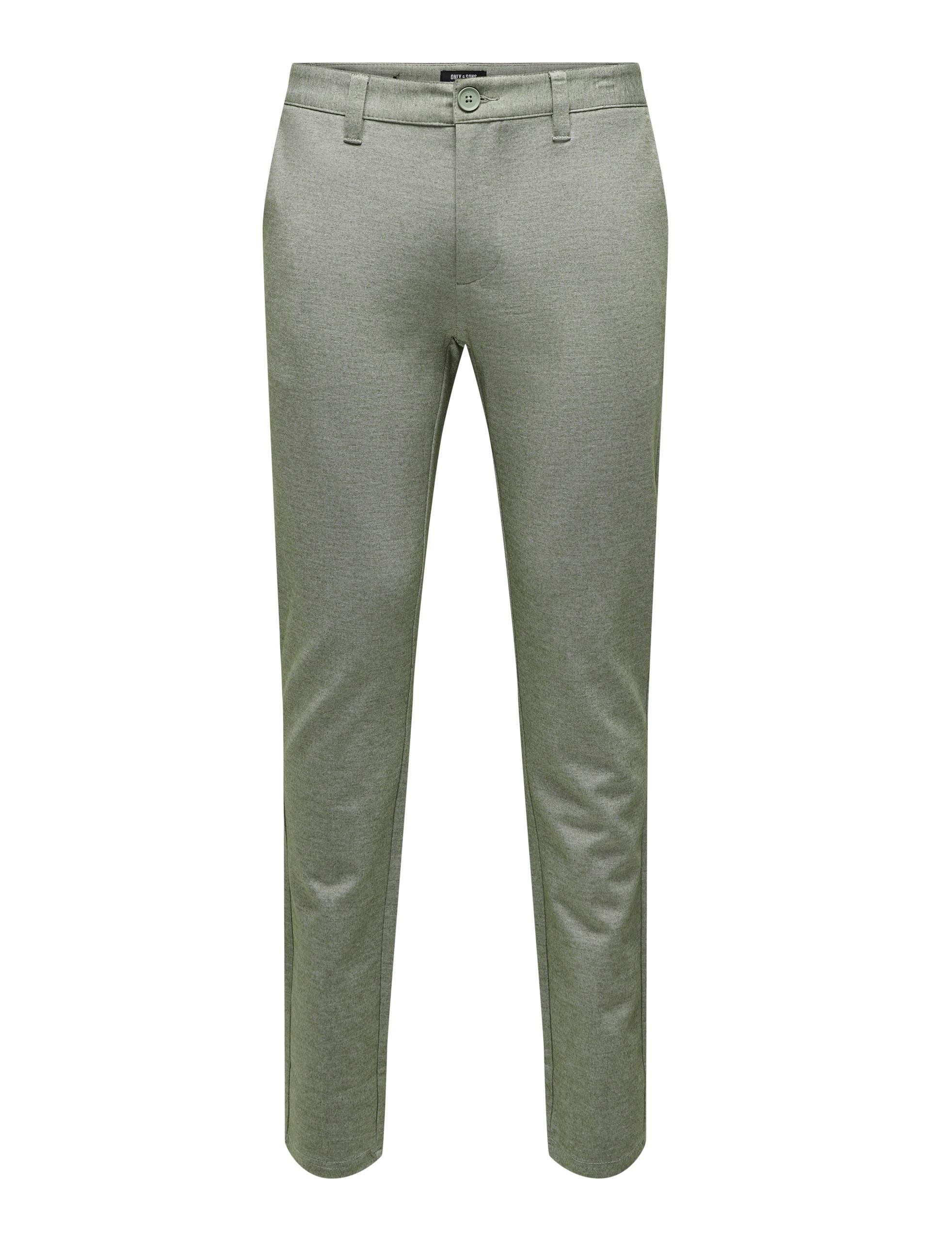 ONSMARK SLIM TAP 0209 MELANGE PANT NOOS 32/34 Verjüngter Slim Fit - Olive Night