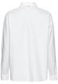 Langarm Bluse aus reiner Baumwolle S Regular Fit - Milk White