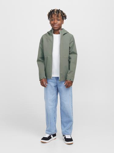 JJADAM LIGHT JACKET HOOD JNR 152 - Agave Green