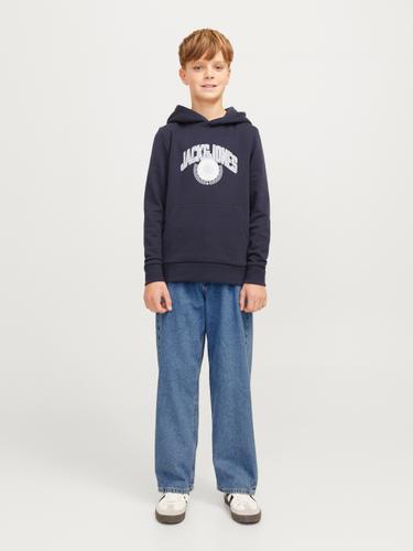JJIALEX JJORIGINAL SQ 042 JNR 152 Baggy Fit - Blue Denim