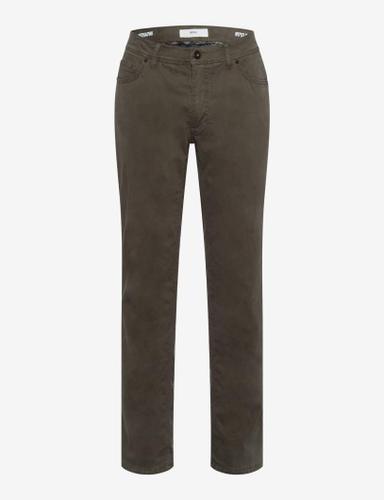 Style Cadiz Tt 35/30 Five-Pocket-Hose, Gepflegte Hose, Normale Leibhöhe, Gerader Schnitt, Straight Fit - Olive