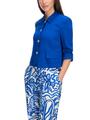 Leichte Leinen-Jacke 38 - Gentian