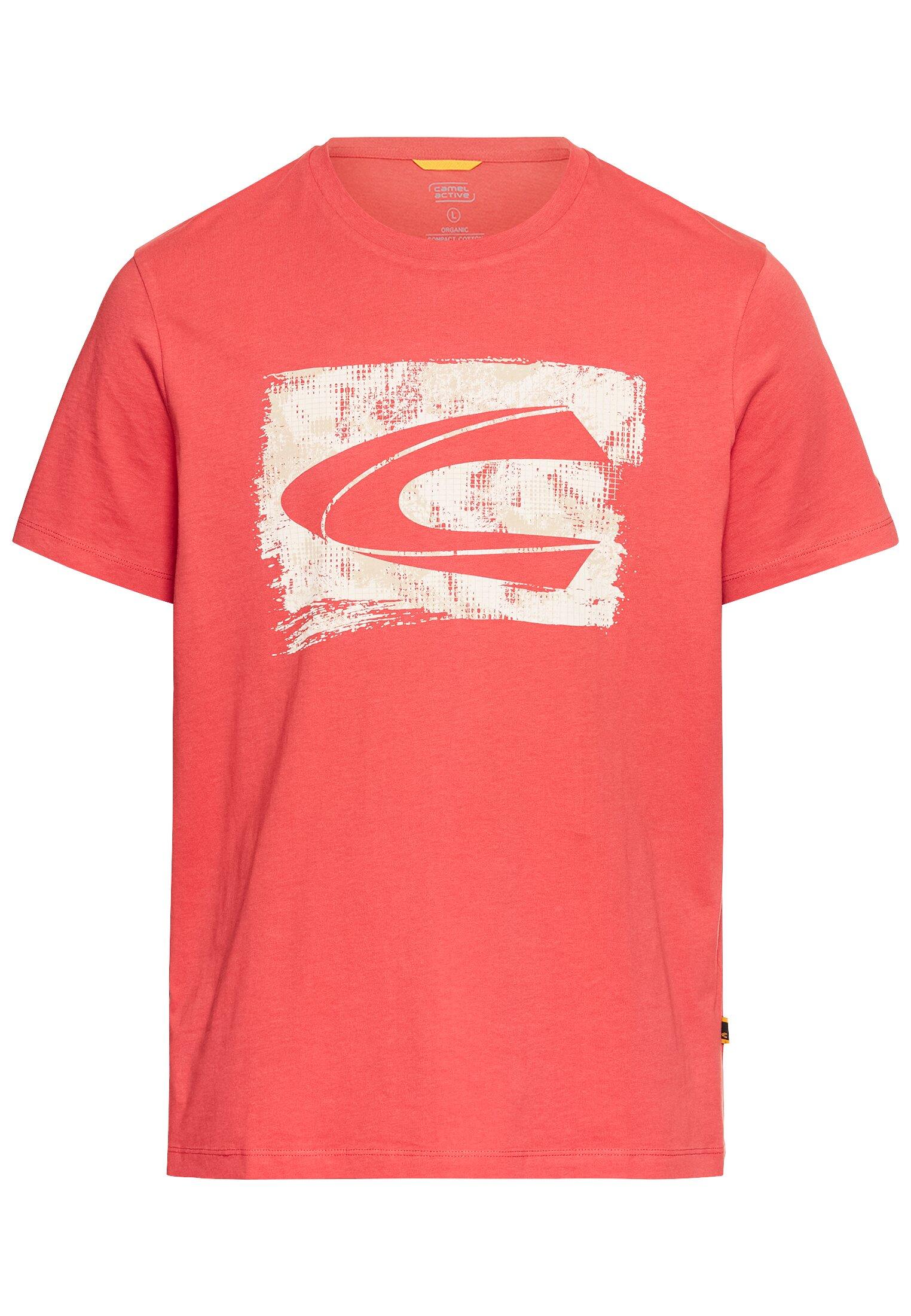 T-Shirt aus Organic Cotton Rot XXL