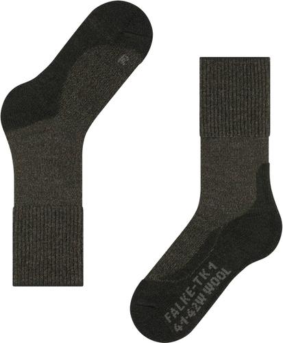 FALKE TK1 Wool Damen Socken 39-40 in Grau