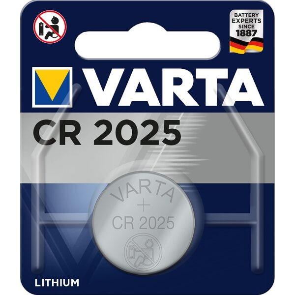 VARTA Akku Batterie Knopfzelle CR 2025