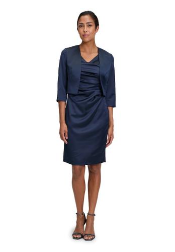 Bolero-Jacke Blau 48