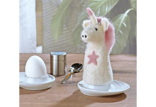 Eierwärmer 'Lana Einhorn'