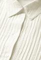 Kurze Strukturbluse L - Vanilla White