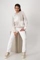 Ajour-Pullover mit Lurex 36 - Warm Sand