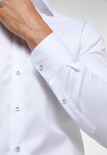 Luxury Shirt Twill Langarm Weiß 41/Langarm - 67cm