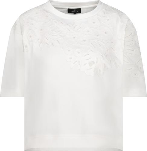 Sweatshirt mit Stick 36 - Cream