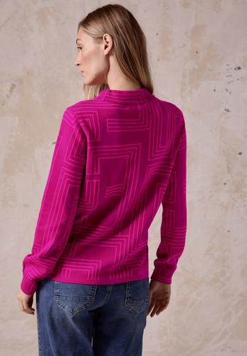 Pullover mit Turtleneck XXL - Jewel Pink