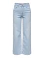 ONLMADISON BLUSH HW WIDE DNM CRO495 NOOS XL/32 Weiter Beinschnitt - Light Blue Bleached Denim