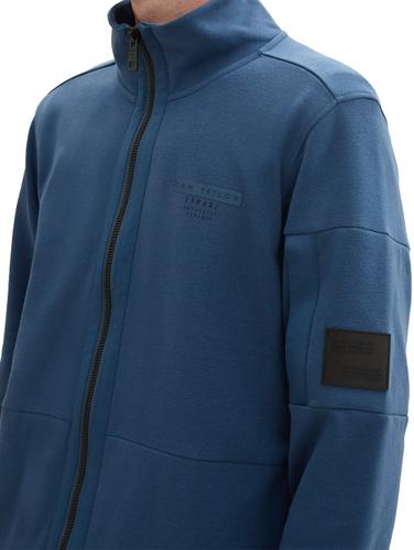 Sweatjacke mit Stehkragen XXXL Regular Fit - Nighttime Blue