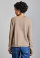 Shirt mit Raffungen Beige 36