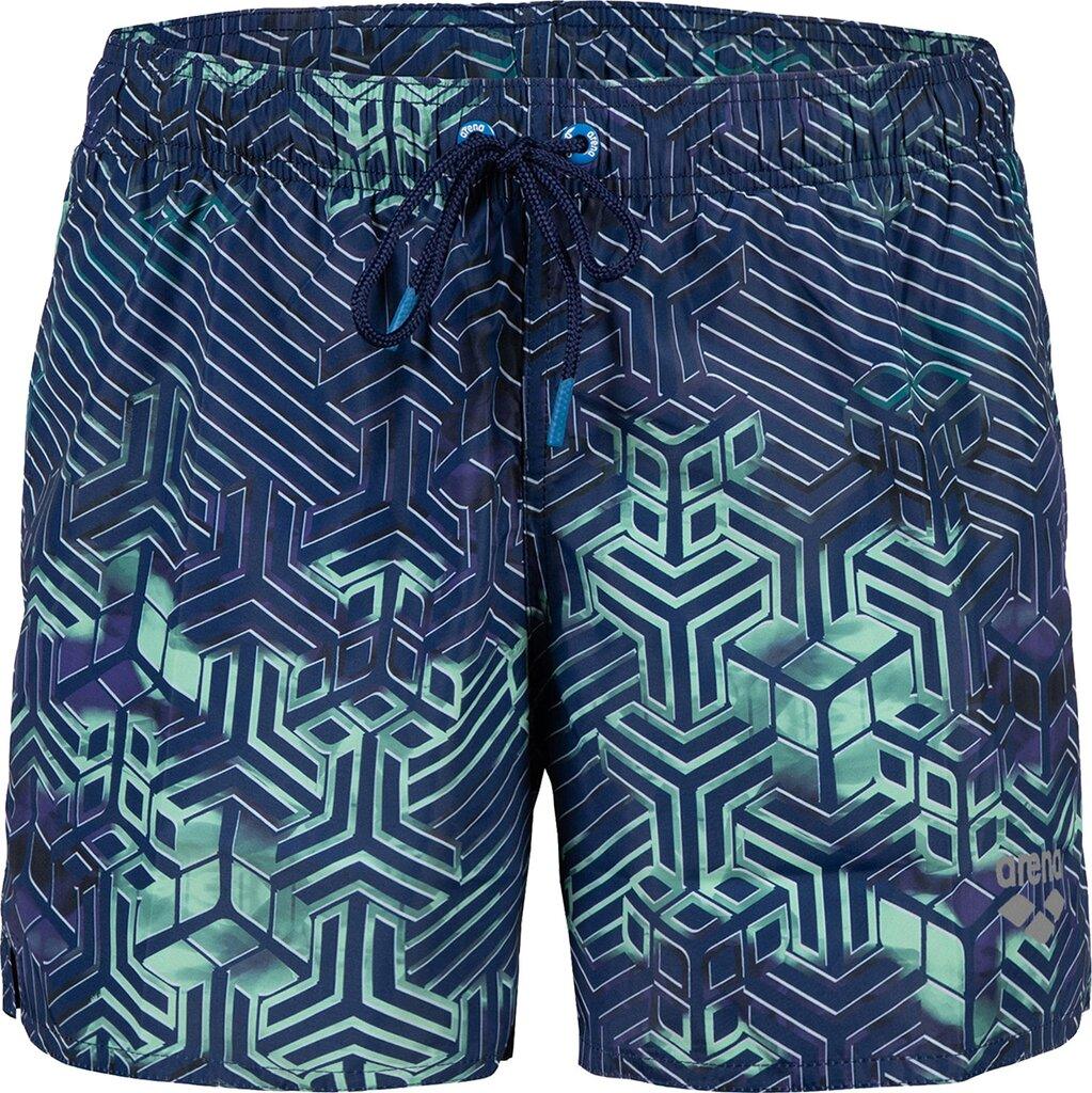 ARENA Herren Badeshorts MEN'S BEACH SHORT ALLOVER M in Bunt