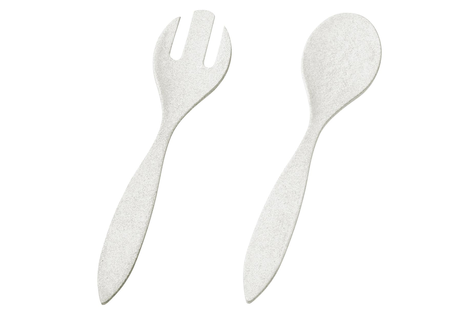 Salatbesteck 'Natur-Design' 2-teilig
