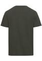 Kurzarm Henleyshirt aus reiner Baumwolle Grün 4XL