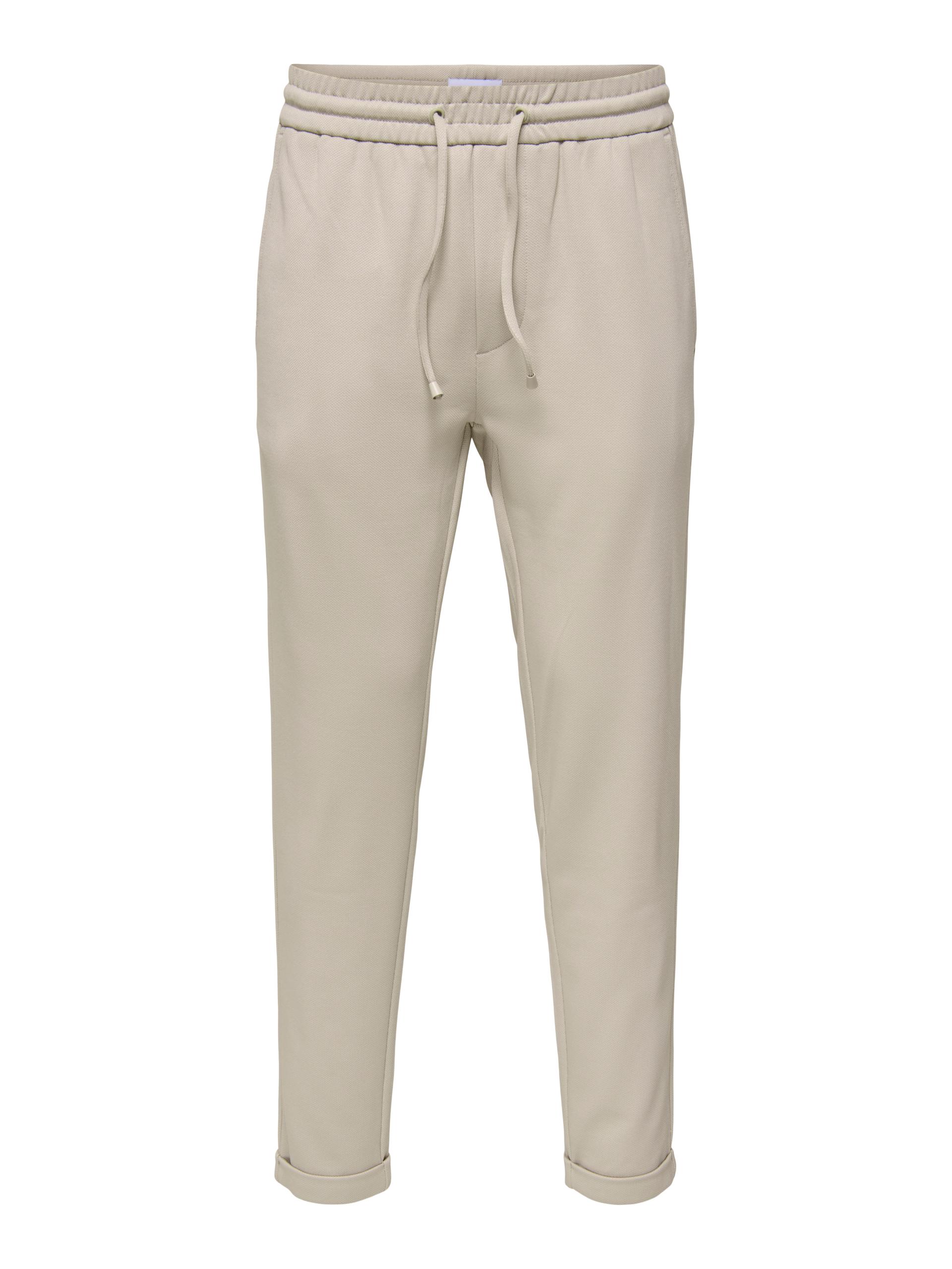 ONSLINUS CROP TAP 0192 PANT L Verjüngt und verkürzt - Silver Lining