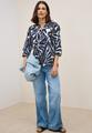 Gemusterte Tunika L - Urban Dark Blue