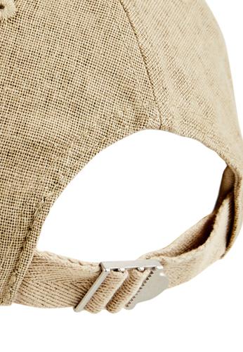 Größenverstellbare Cap aus Organic Cotton Beige OS