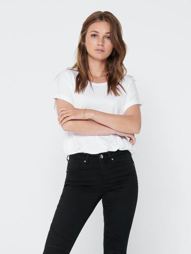 ONLMOSTER S/S O-NECK TOP NOOS JRS S Normal geschnitten - White