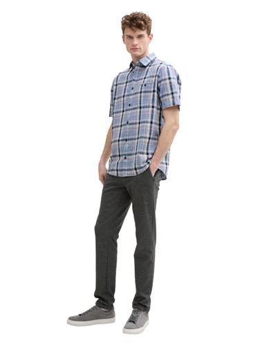 Regular Fit Kurzarmhemd mit Karomuster XXL Regular Fit - Blue Multicol Check