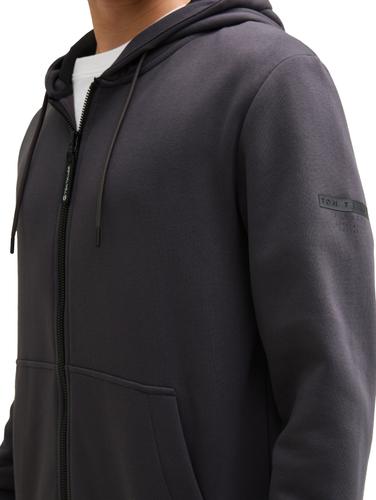 Basic Hoodie Sweatjacke XXL Regular Fit - Tarmac Grey