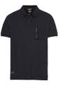 Kurzarm Poloshirt mit Cooling Effekt Blau 5XL