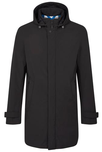 Herrenmantel Popeline 56 Modern Fit - Schwarz